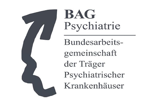 Das Logo des Bundesarbeitsgemeinschaft der Träger Psychiatrischer Krankenhäuser (BAG Psychiatrie)